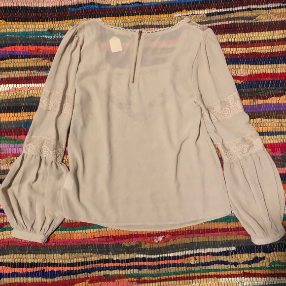 Under Skies Lacy Boho Blouse - Picture 2 of 2